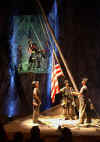 Click on the Thomas E. Franklin photo archive of the three FDNY firefighters raising the American flag for a larger image.