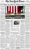 Click on the September 2002 newspaper front page image for a large image.