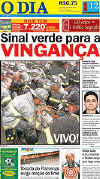 Click on the newspaper front cover picture for a larger image.