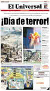 Click on the newspaper front cover picture for a larger image.