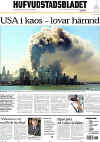 Click on the newspaper front cover picture for a larger image.