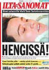 Click on the newspaper front cover picture for a larger image.