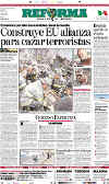 Click on the international newspaper front cover headlines for a larger image.