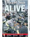 Click on the newspaper front cover picture for a larger image.