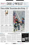 Click on the newspaper front cover picture for a larger image.