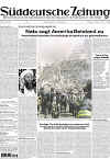 Click on the newspaper front cover picture for a larger image.