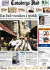 Click on the international newspaper front cover headlines for a larger image.