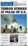 Click on the USA newspaper front page headlines and covers pictures for a larger newspaper cover image from the week of September 11, 2001.