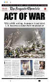 Click on the USA newspaper front page headlines and covers pictures for a larger newspaper cover image from the week of September 11, 2001.