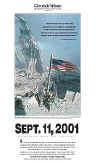 Click on the USA newspaper front page headlines and covers pictures for a larger newspaper cover image from the week of 9-11-2001.