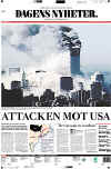 Click on the international newspaper front cover headlines for a larger image.