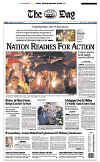 Click on the USA newspaper front page headlines and covers pictures for a larger newspaper cover image from the week of 9-11-2001.