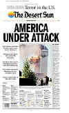 Click on the USA newspaper front page headlines and covers pictures for a larger newspaper cover image from the week of 9-11-2001.