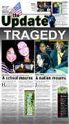 Click on the USA newspaper front page headlines and covers pictures for a larger newspaper cover image from the week of 9-11-2001.