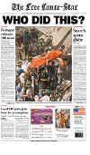 Click on the USA newspaper front page headlines and covers pictures for a larger newspaper cover image from the week of September 11, 2001.