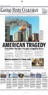 Click on the USA newspaper front page headlines and covers pictures for a larger newspaper cover image from the week of 9-11-2001.