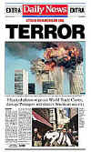 Click on the USA newspaper front page headlines and covers pictures for a larger newspaper cover image from the week of 9-11-2001.