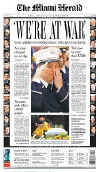 Click on the USA newspaper front page headlines and covers pictures for a larger newspaper cover image from the week of 9-11-2001.