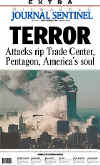 Click on the USA newspaper front page headlines and covers pictures for a larger newspaper cover image from the week of 9-11-2001.