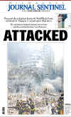 Click on the USA newspaper front page headlines and covers pictures for a larger newspaper cover image from the week of 9-11-2001.