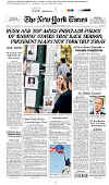 Click on the newspaper front page headlines for a larger image.