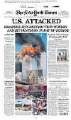 Click on the newspaper front page headlines for a larger image.