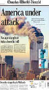 Click on the newspaper front page headlines for a larger image.