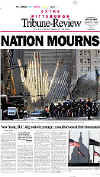 Click on the newspaper front page headlines for a larger image.