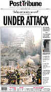 Click on the newspaper front page headlines for a larger image.