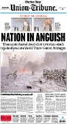 Click on the newspaper front page headlines for a larger image.