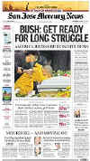 Click on the newspaper front page headlines for a larger image.