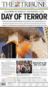 Click on the newspaper front page headlines for a larger image.