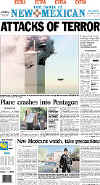 Click on the newspaper front page headlines for a larger image.