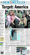 Click on the newspaper front page headlines for a larger image.