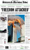 Click on the newspaper front page headlines for a larger image.