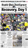 Click on the newspaper front page headlines for a larger image.