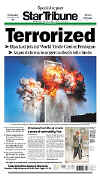 Click on the newspaper front page headlines for a larger image.