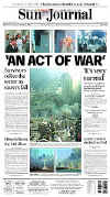 Click on the newspaper front page headlines for a larger image.