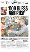 Click on the newspaper front page headlines for a larger image.