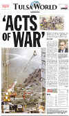 Click on the newspaper front page headlines for a larger image.