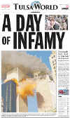 Click on the newspaper front page headlines for a larger image.