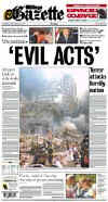 Click on the USA newspaper front page headlines and covers pictures for a larger newspaper cover image from the week of 9-11-2001.