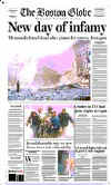 Click on the USA newspaper front page headlines and covers pictures for a larger newspaper cover image from the week of 9-11-2001.