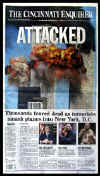 Click on the USA newspaper front page headlines and covers pictures for a larger newspaper cover image from the week of 9-11-2001.