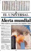 Click on the international newspaper front cover headlines for a larger image.