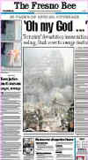 Click on the USA newspaper front page headlines and covers pictures for a larger newspaper cover image from the week of September 11, 2001.