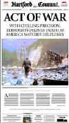 Click on the USA newspaper front page headlines and covers pictures for a larger newspaper cover image from the week of September 11, 2001.