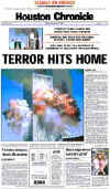 Click on the USA newspaper front page headlines and covers pictures for a larger newspaper cover image from the week of 9-11-2001.