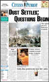 Click on the USA newspaper front page headlines and covers pictures for a larger newspaper cover image from the week of 9-11-2001.