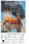 Click on the USA newspaper front page headlines and covers pictures for a larger newspaper cover image from the week of 9-11-2001.